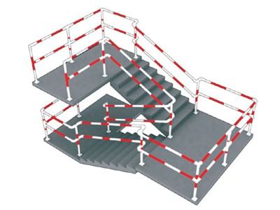工地樓梯防護(hù)欄桿HL2001