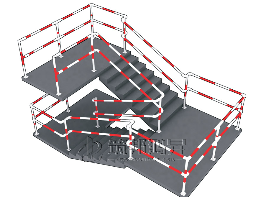 工地樓梯防護欄桿